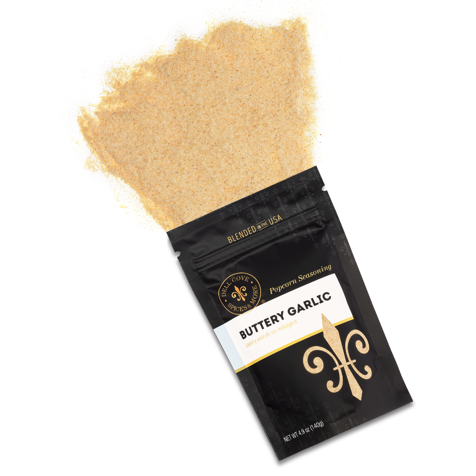 Dell Cove Spices & More Co. - Wholesale Dried Spice Mix - Buttery Garlic Popcorn Seasoning - Savory Spice Blend 2