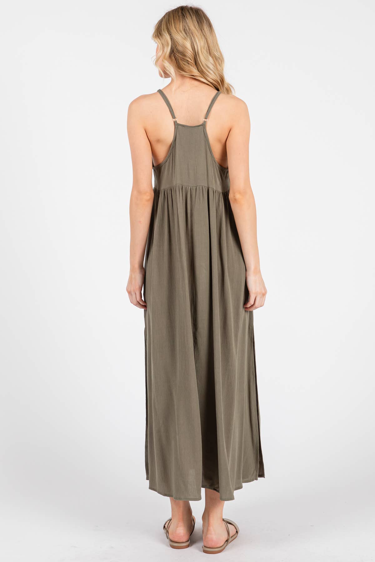 Final Touch - Venta al por mayor Vestido - Mujer - Vestido Cami de Corte Imperio con Escote en V Profundo - ND4104611