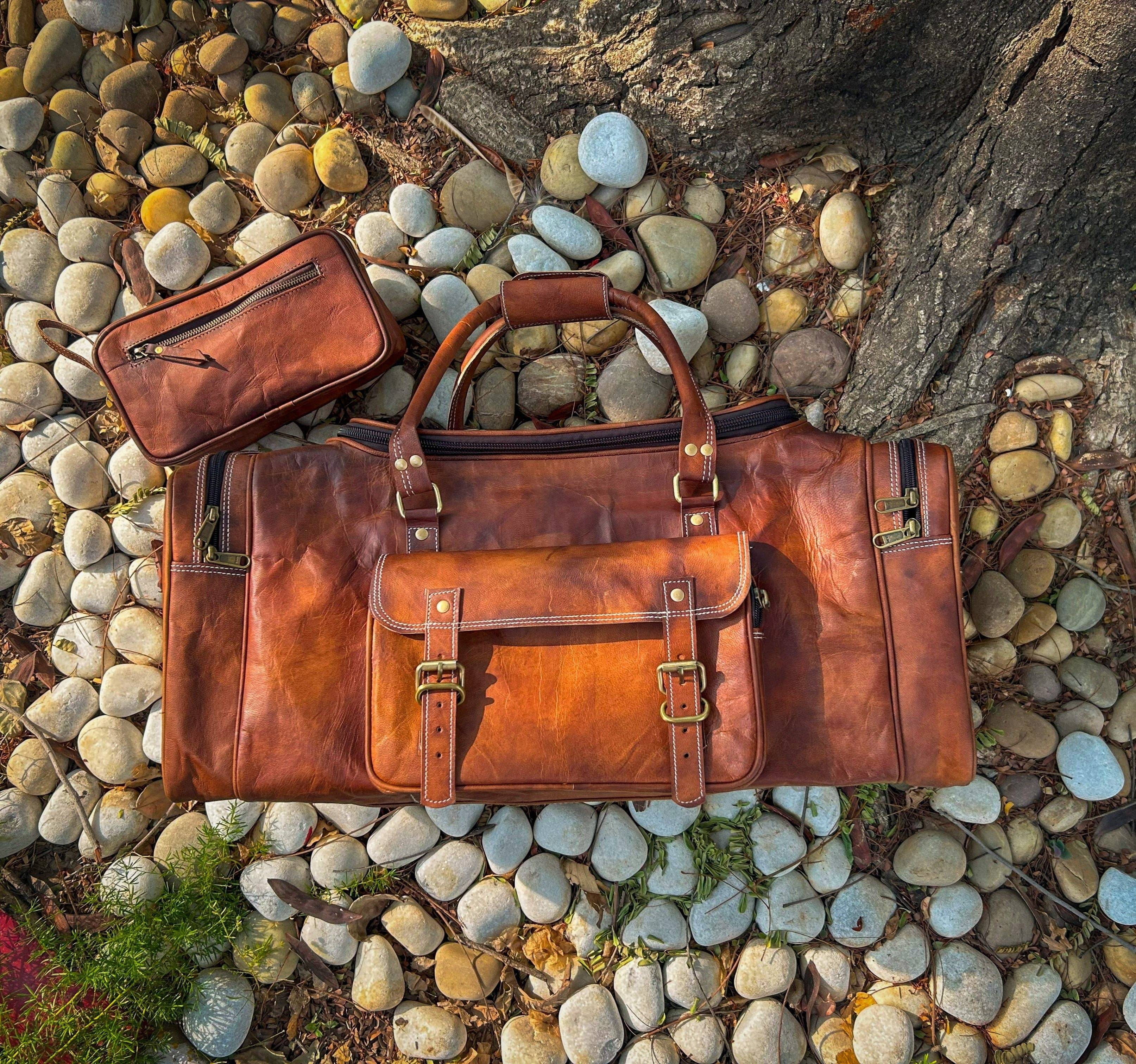 Classy Leather Bags – Engroshandel Weekendtaske – Mænd – Walker Læder Weekendtaske + Gratis Toilettaske6
