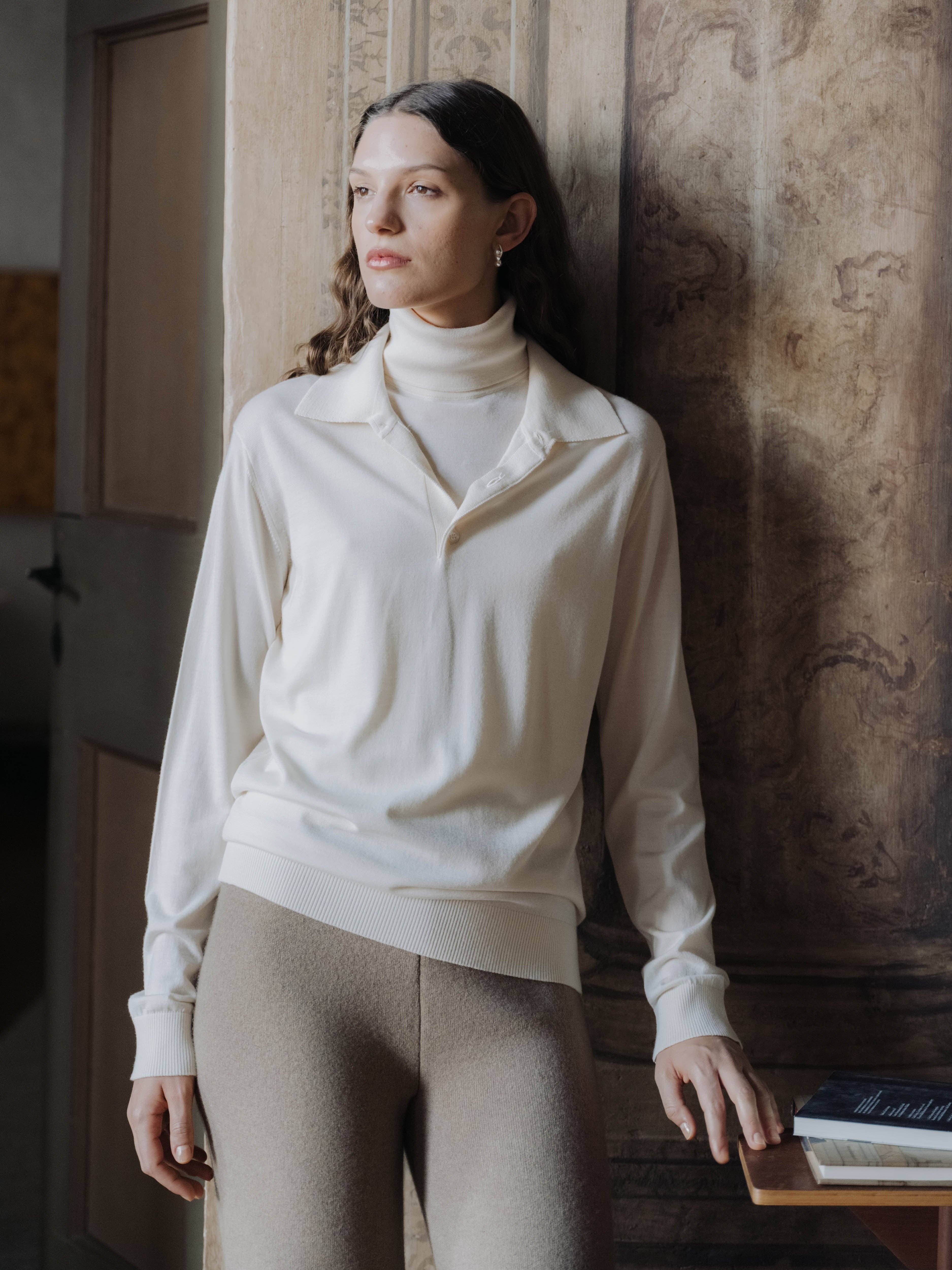 Lèmme - Wholesale Polo - Women's - Merino & Silk Polo0