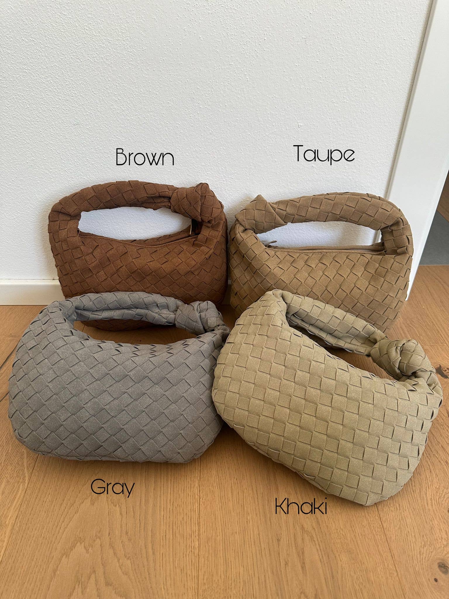 Zhade - Wholesale Top Handle Bag - Women's - Jolie Knot Eco Leather Suede0