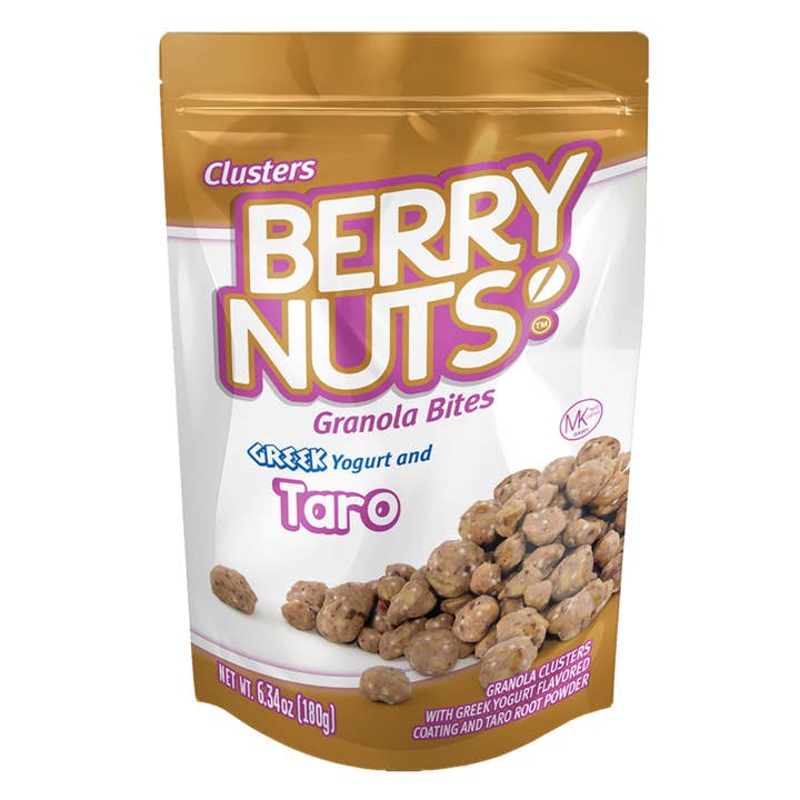 BERRY NUTS - Wholesale Granola - Berry Nuts® Greek Yogurt Taro Granola Bites 15 Pack (15x6.34 Oz)8