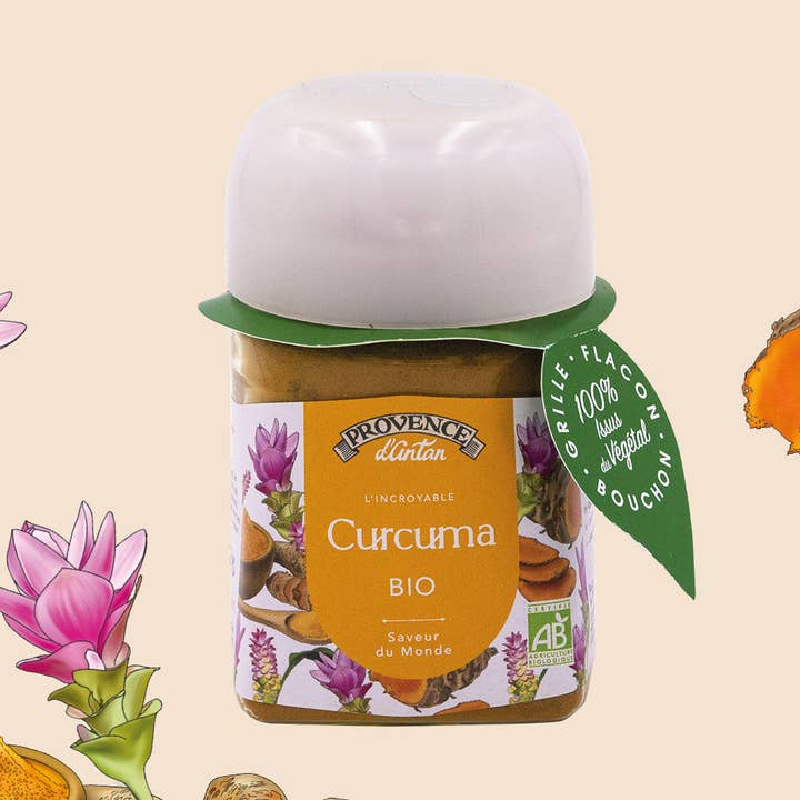 Organic Mild Curry* 40g - PLA Plant Pot for wholesale by PROVENCE D'ANTAN