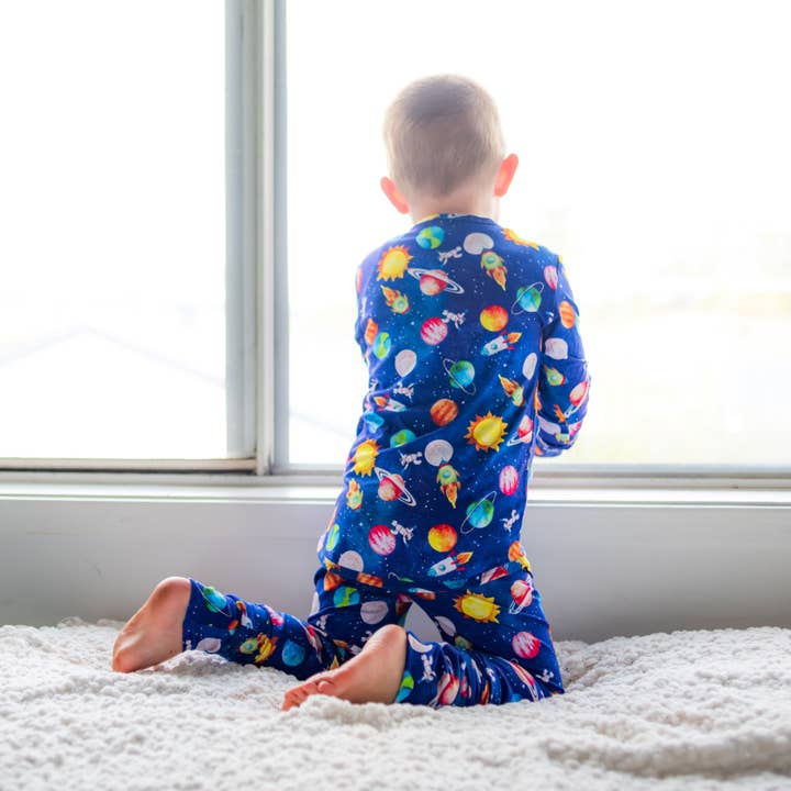 Monarch - Wholesale Sleepwear set – Kids - Kids Bamboo Pyjamas - Blast Off1