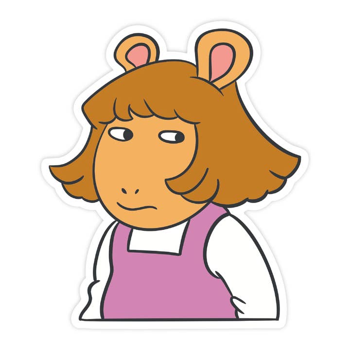 Simple Whimsy - Wholesale Sticker - DW Side Eye Pop Culture Sticker