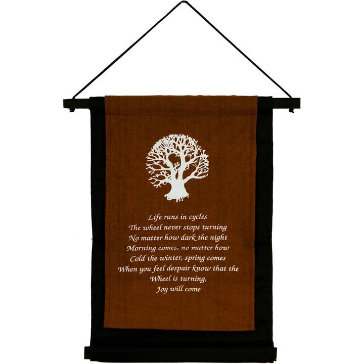 Kheops International - Wholesale Banner - Small Cotton Banner - Tree of Life (Each)