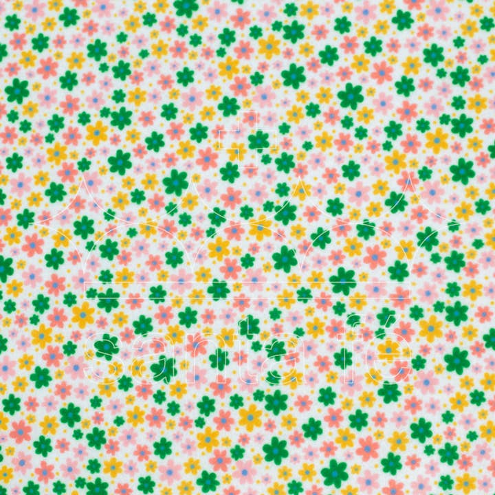 Artiq Textiles - Wholesale Fabric - F04 - Printed Felt - Sustainable - Flowers4