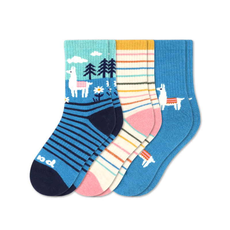 Pacas - Wholesale Socks - Kids - 3 Pack - Kids' Crew Pacas Socks36