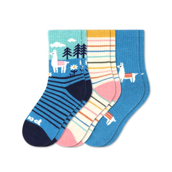 Pacas - Wholesale Socks - Kids - 3 Pack - Kids' Crew Pacas Socks20