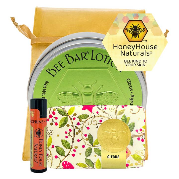 Honey House Naturals - Wholesale Soap Set - Holiday 3 Piece Soap Gift Set2