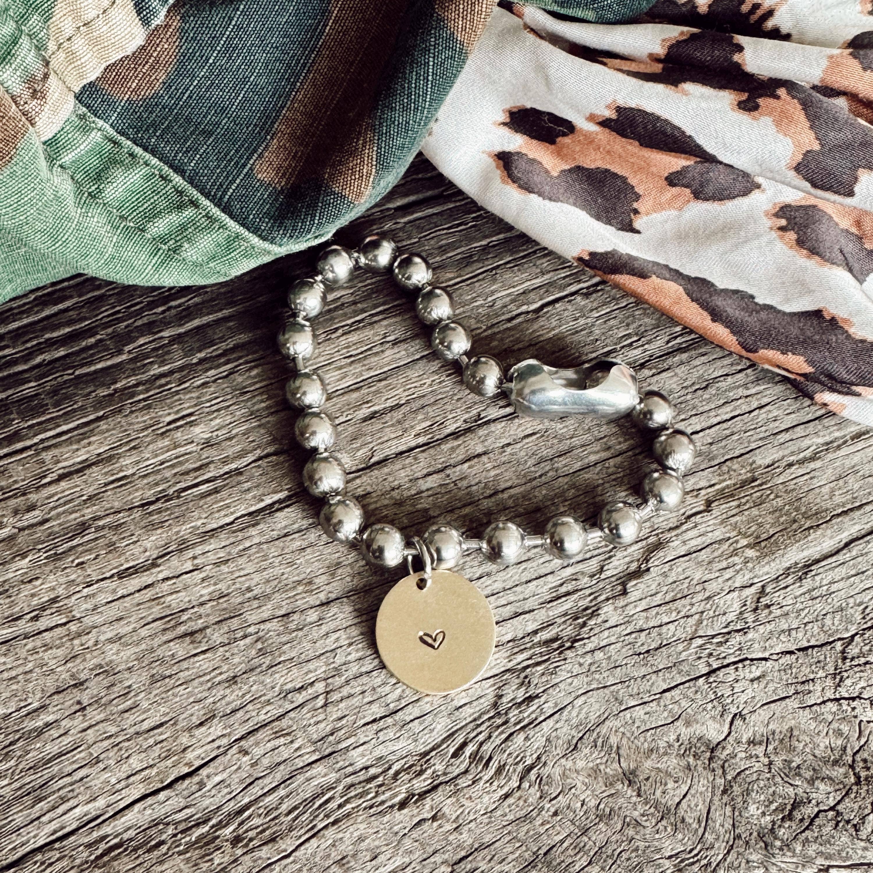 Sosobella Designs - Wholesale Charm/Dangle Bracelet - Stainless Steel & Brass Coin Tag Bracelets4