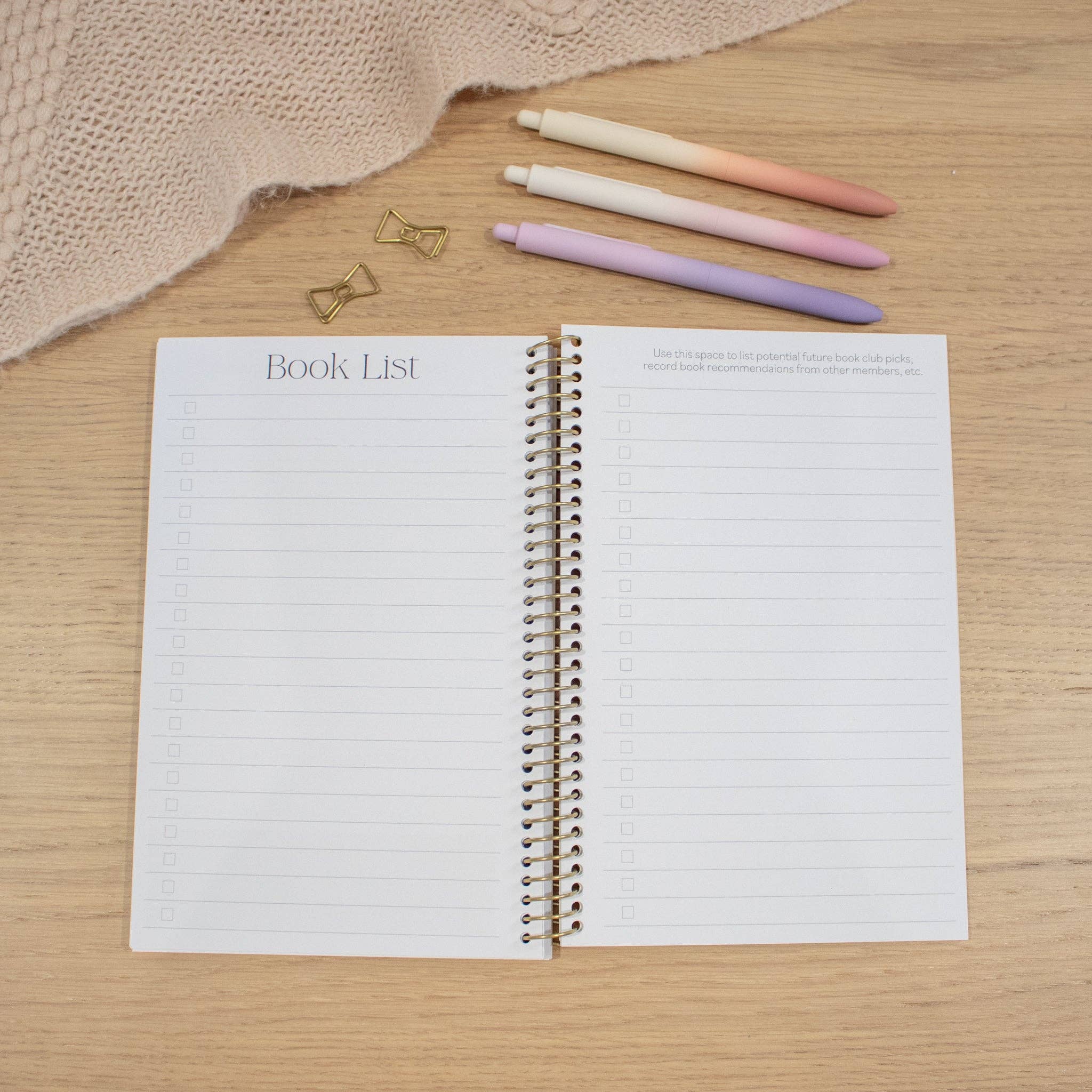 Little Inklings LTD – Großhandel Tagebuch – Buchclub-Journal - Schwarz und Gold5