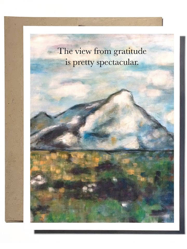 la vue depuis la gratitude ⎮ Carte de vœux France pour la vente par Studio J by Jodi Hills