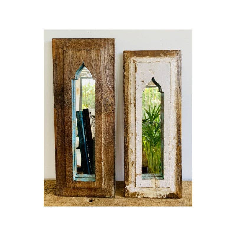 Paloma Black (Casa Natura Design, S.L.) - Wholesale Wall Mirror - Mixed Lot Of 2 Rectangular Minaret Mirrors