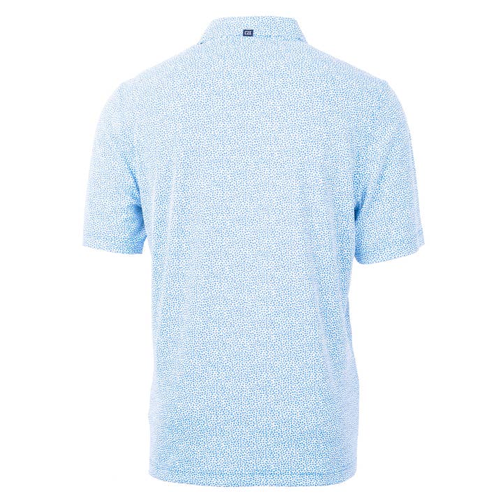 Cutter & Buck - Wholesale Polo - Men's - Cutter & Buck Virtue Eco Pique Botanical Print Recycled Polo