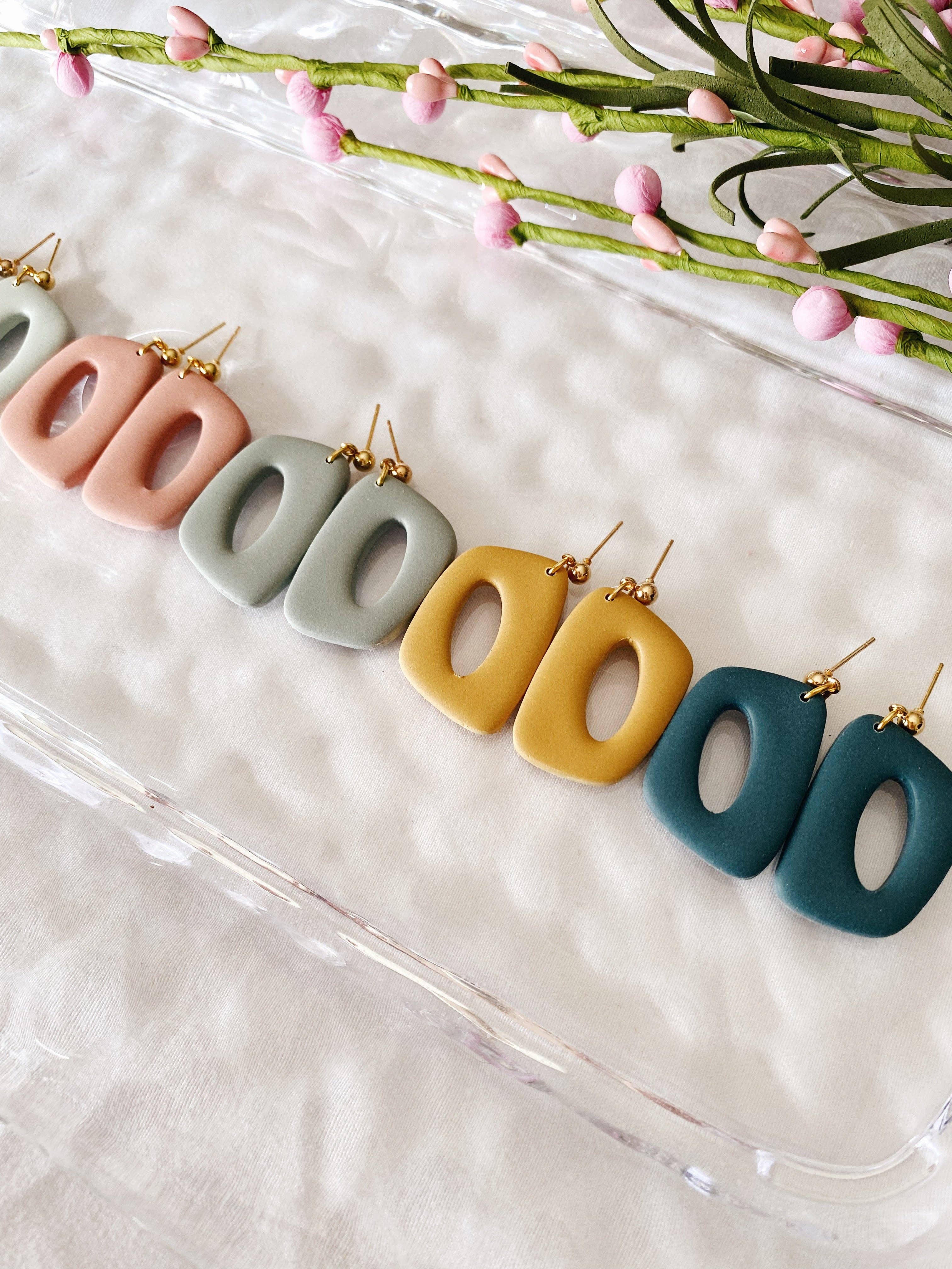 SageClayCo - Wholesale Dangle Earrings - Dani - Spring Fling Collection - Polymer Clay Earrings10