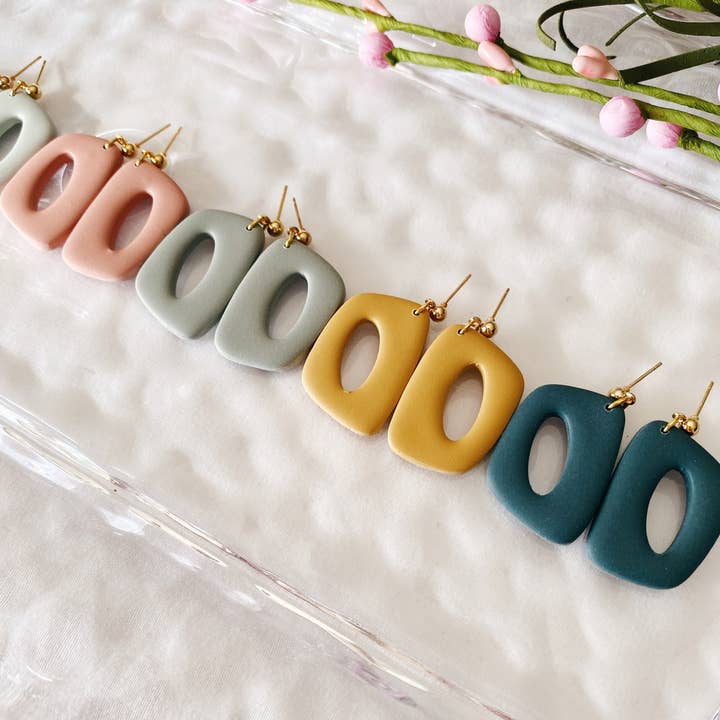 SageClayCo - Wholesale Dangle Earrings - Dani - Spring Fling Collection - Polymer Clay Earrings10