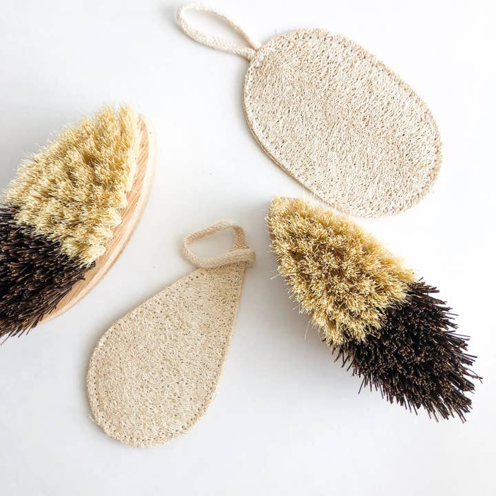 Smile Boutiques - Wholesale Loofah - Loofah Sponge - Natural Biodegradable Plastic free - 3 Pack