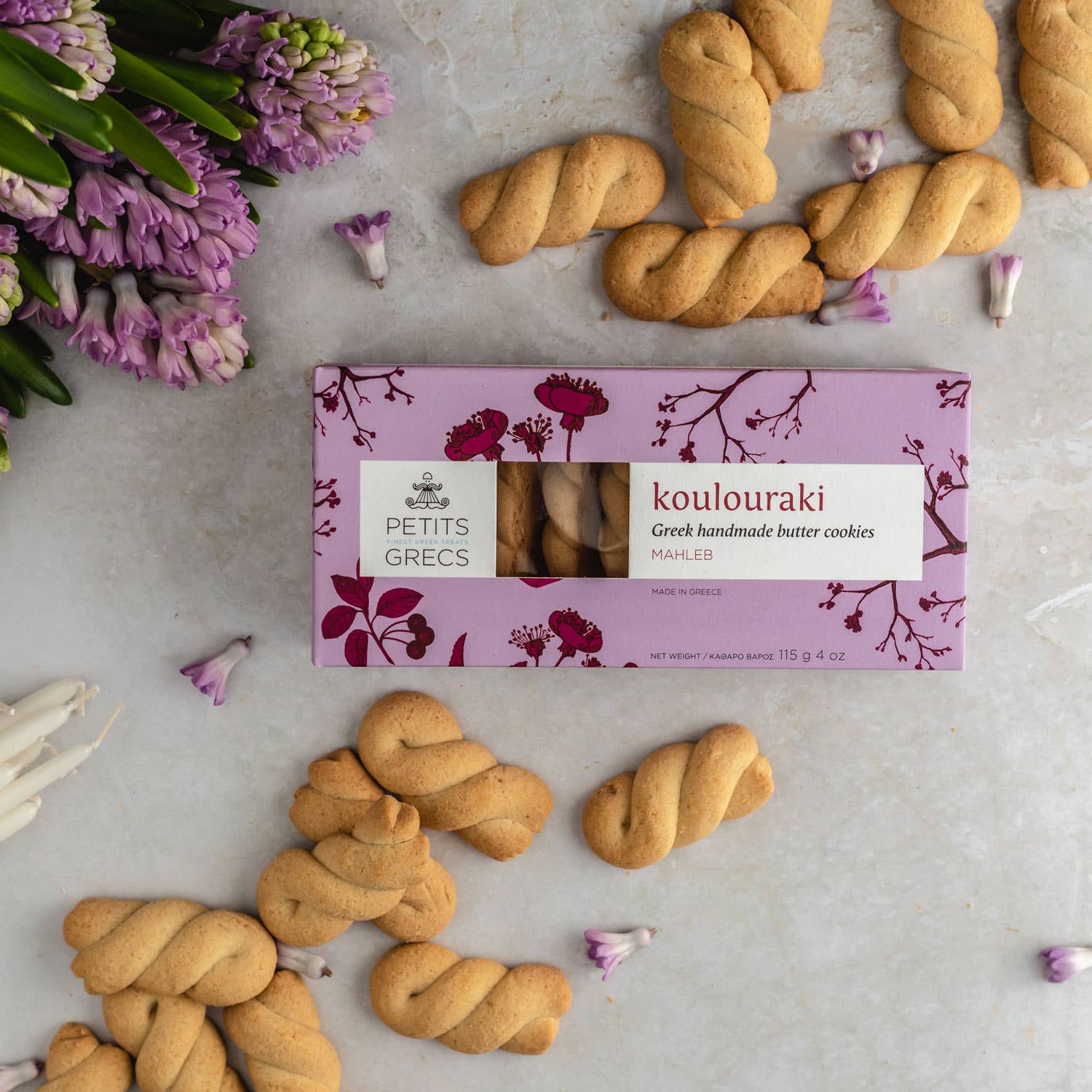 PETITS GRECS P.C. - Wholesale Cookie - Koulouraki Mahleb - Greek Handmade Butter Cookies1