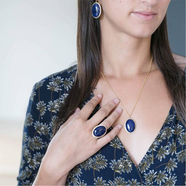 Lovelyday bijoux - Wholesale Cocktail/Statement Ring - Madame and Pierre ring — Made in France — Silver6