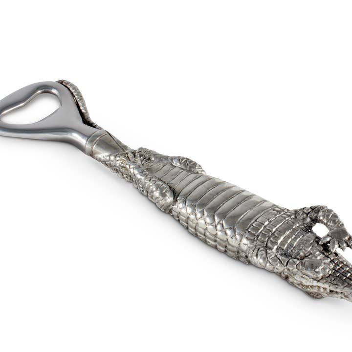 Vagabond House - Wholesale Bottle/Wine Opener - Pewter Alligator Handle Bottle Opener