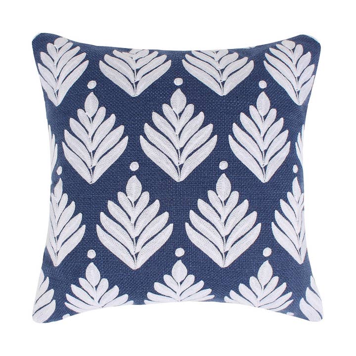 Cuscino vintage con foglie di fiori per la vendita all'ingrosso da parte di Levtex Home