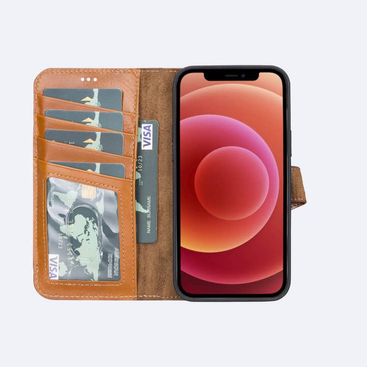 OXA LEATHER - Wholesale Phone Wallet - Unisex - iPhone 13 Pro Leather Wallet Case1