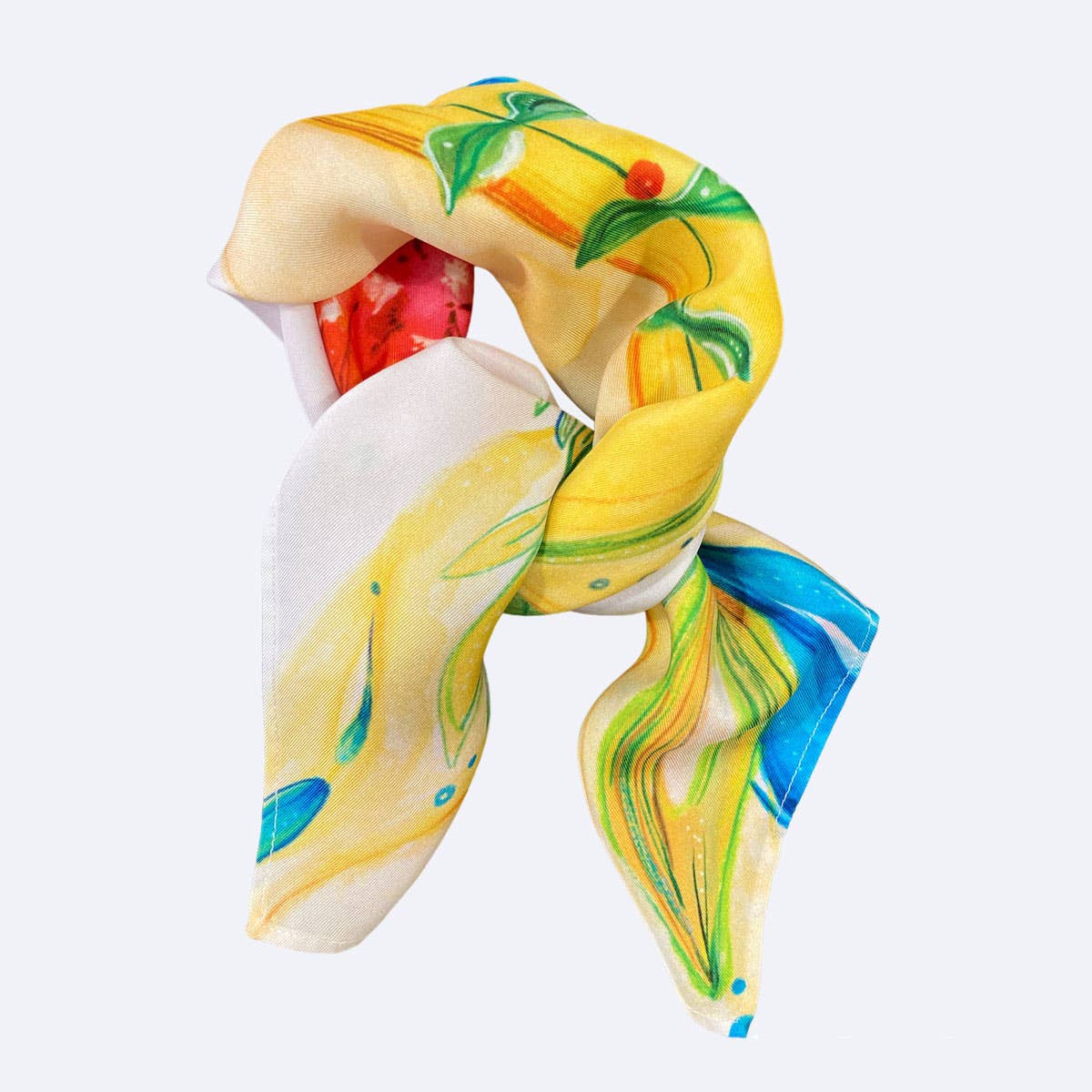 Bonito Mundo - Wholesale Handkerchief - Women's - Firy - Natural silk scarf3