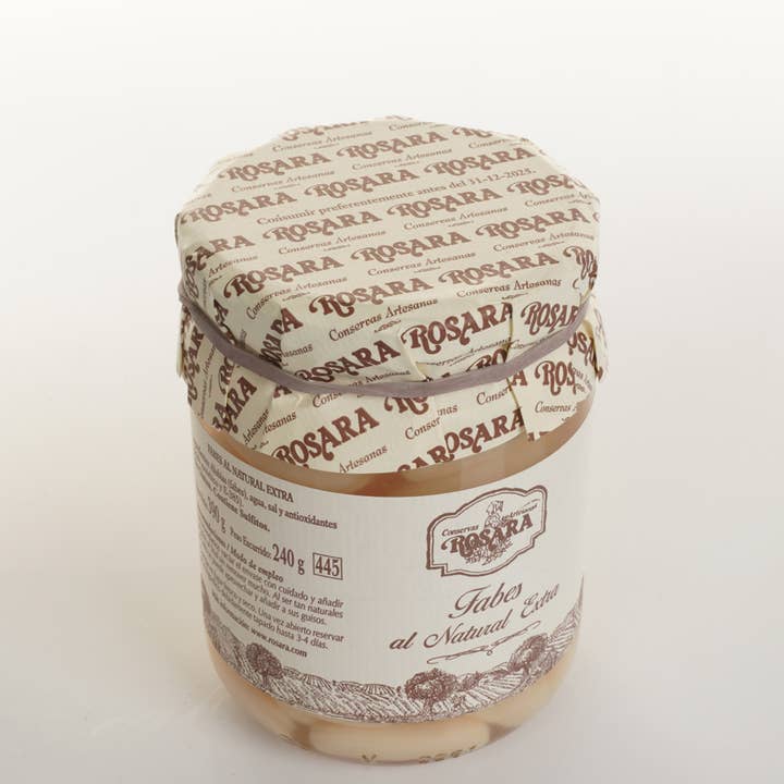Conservas Rosara - Wholesale Beans - FABES AL NATURAL JAR 445 ml.