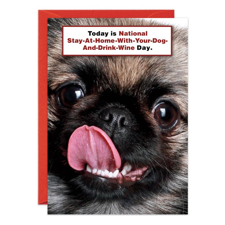 Carte d'anniversaire « Stay At Home » pour la vente par G & T Greetings Northwest