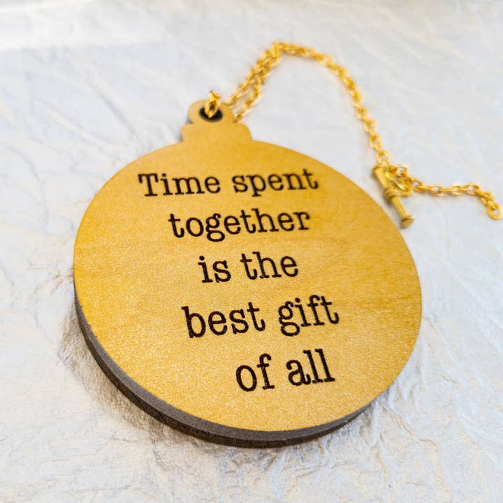 Shelfish Modern - Wholesale Ornament - Time Spent Pocket Watch Christmas Ornament