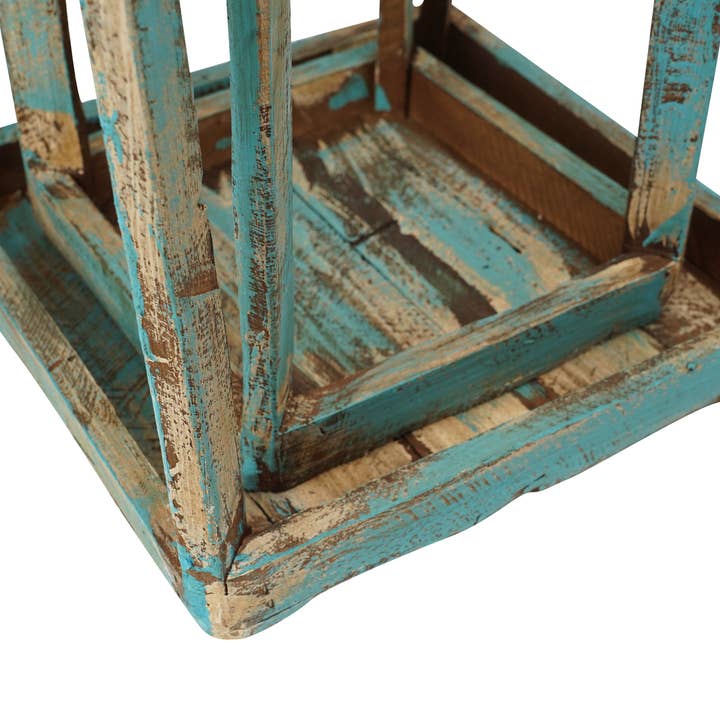 My Amigos Imports - Wholesale Lantern - Canopy Set of 2-Farmhouse Wood Lantern-Home Decor-4 Choices15