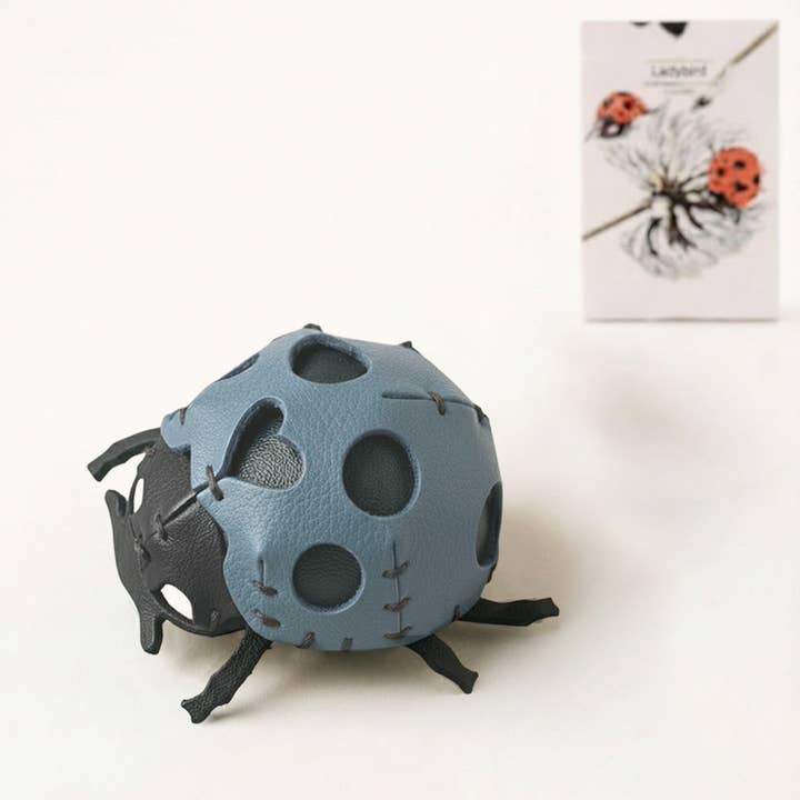 Ladybird - Leather DIY Kit / Blue for wholesale by Kyoto Makotoya