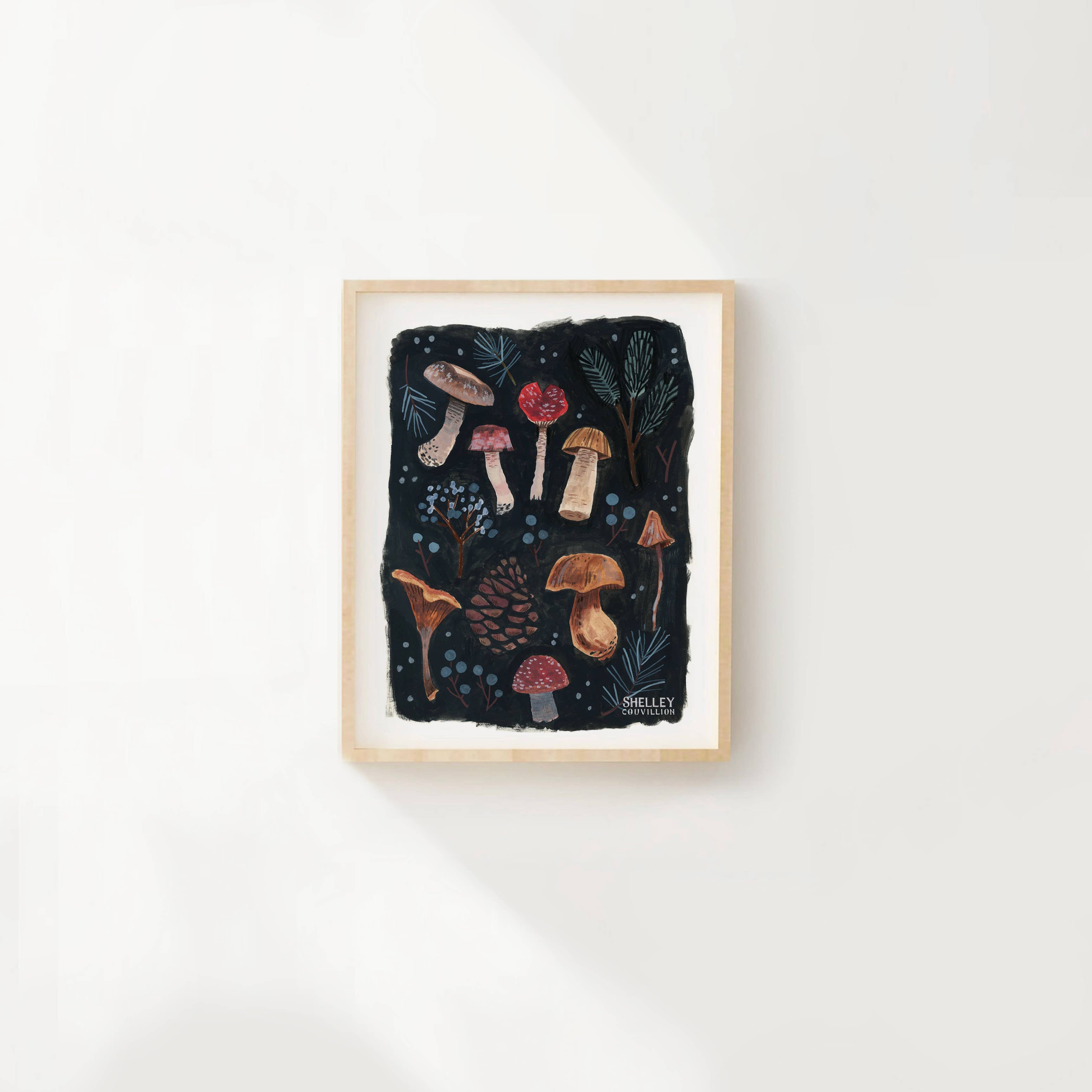 Shelley Couvillion – wholesale Art print – Mushroom Print1