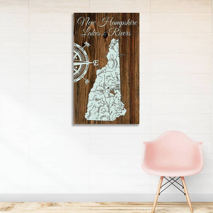 New Hampshire: sjöar och floder för wholesale av Fire & Pine