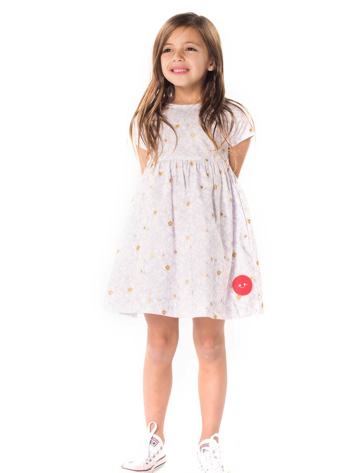 Lavender Flowers Sunday for wholesale by Smiling Button