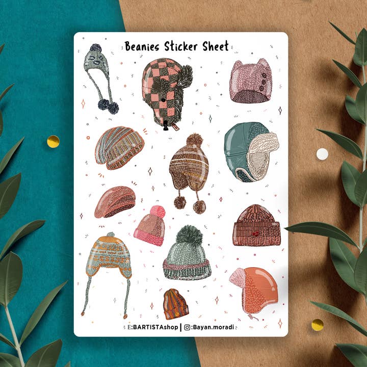 Adesivi per cappelli, adesivi per berretti, adesivi per agenda, diario per la vendita all'ingrosso da parte di Bartista