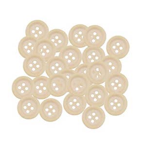 New Set of 4 Large 2.25 Wood 4 Hole Buttons Natural Button Crafts Sewing