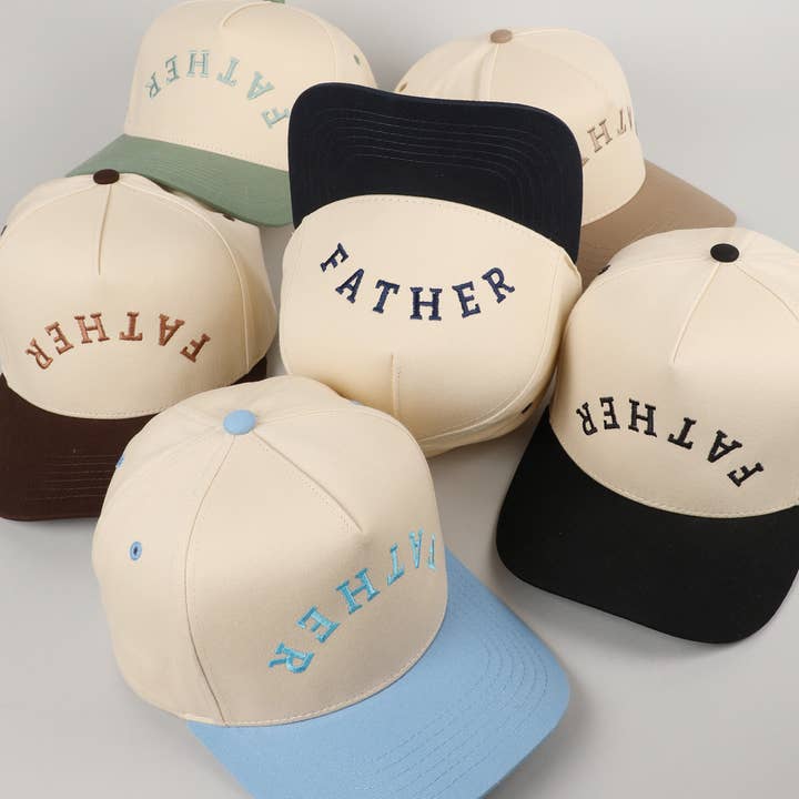 Fashion City - Wholesale Baseball Cap - Men's -
FATHER Upside Down Embroidery Two-Tone Cap