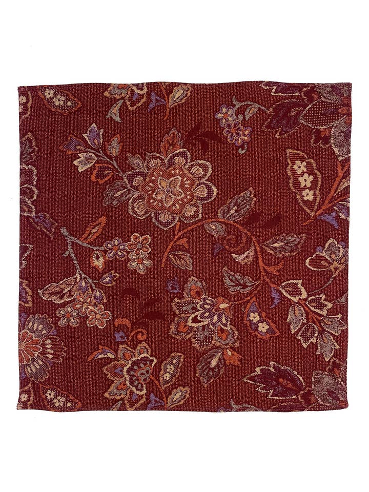 Bold Floral Pocket Square for wholesale by Olaf Olsson