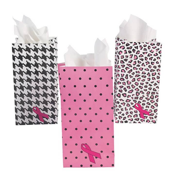 Breast Cancer Awareness Trinket Bags for wholesale by SILVER MOON BAY