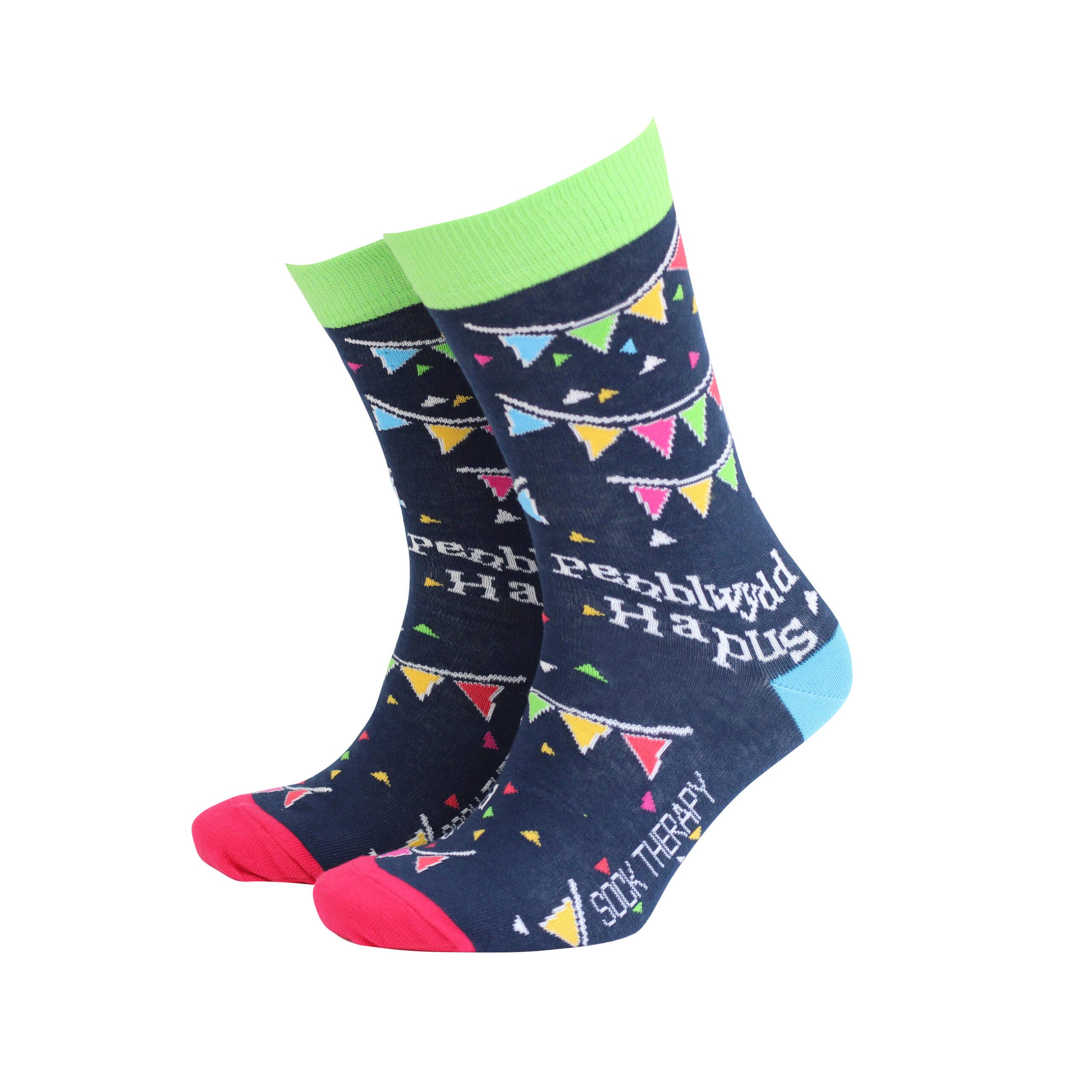 Smiling Faces - Wholesale Socks – Men's - Penblwydd Hapus - Men's Welsh Bamboo Socks