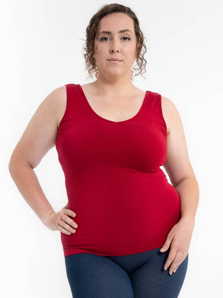 ELIETIAN - Wholesale Tank Top - Women's - Reversible Tank - Curvy Fit71