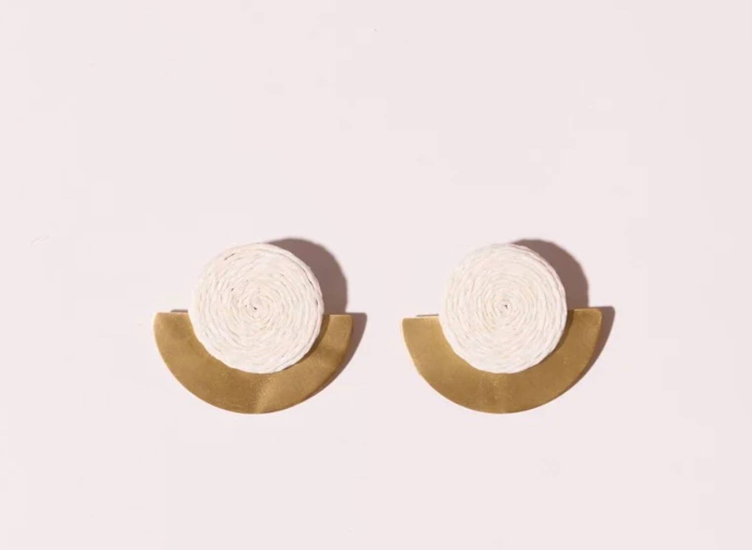 Maradji - Wholesale Dangle Earrings - FARAH RAFFIA AND STEEL EARRING5