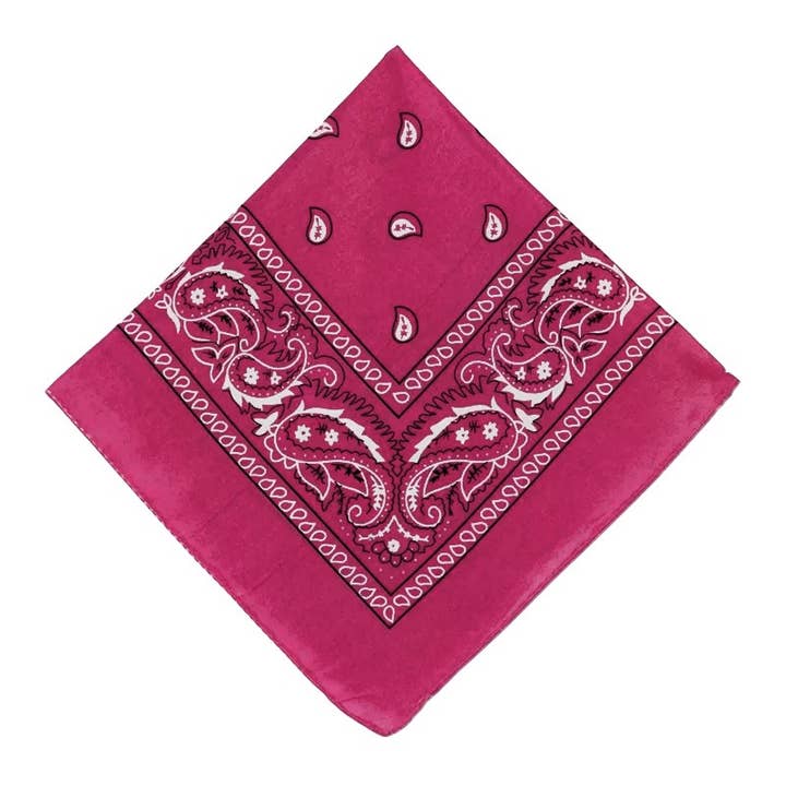 PINEAPPLE Beauty – wholesale Bandana – Women's – Kaiser OFB-8012z Hot Pink Bandana - 12pcs