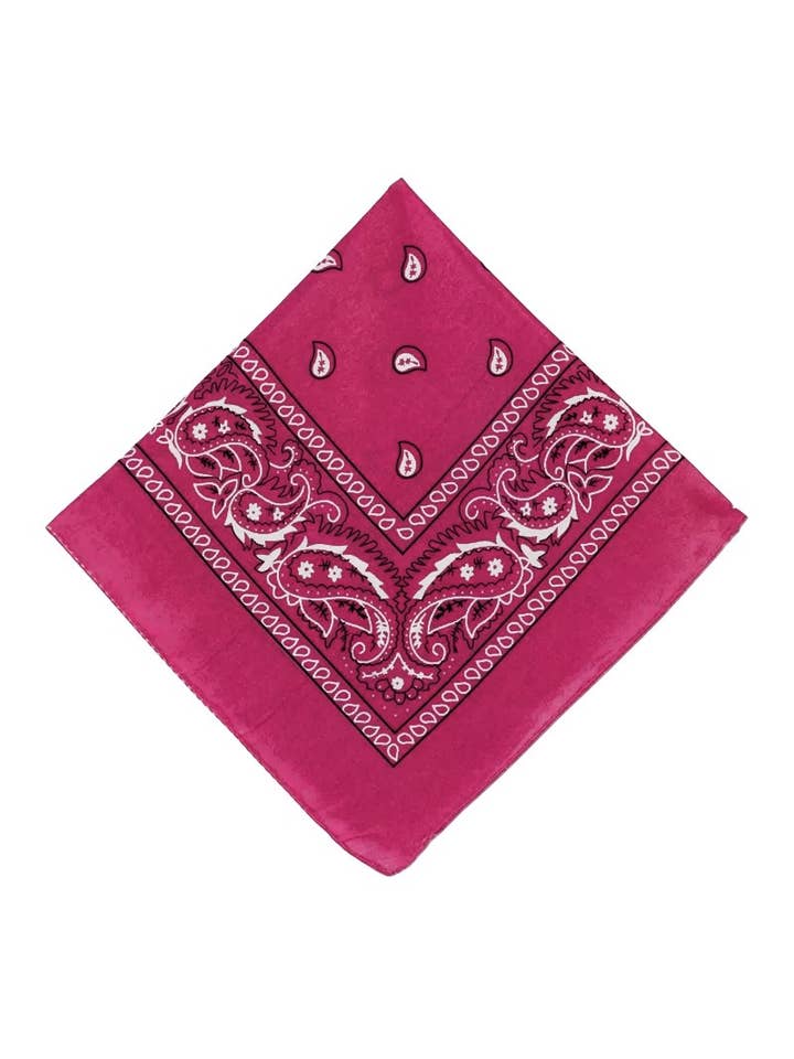 Kaiser OFB-8012z Hot Pink Bandana - 12pcs for wholesale by PINEAPPLE Beauty