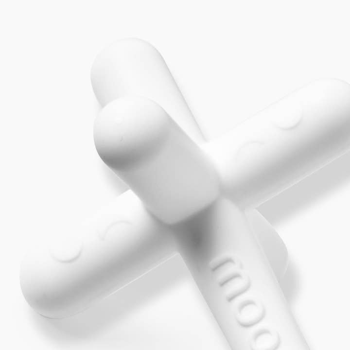 Moonjax - Wholesale Teether (Not Clip-On) - Baby - *NEW!* Moonjax® Baby Teether, Moonlight White Silicone