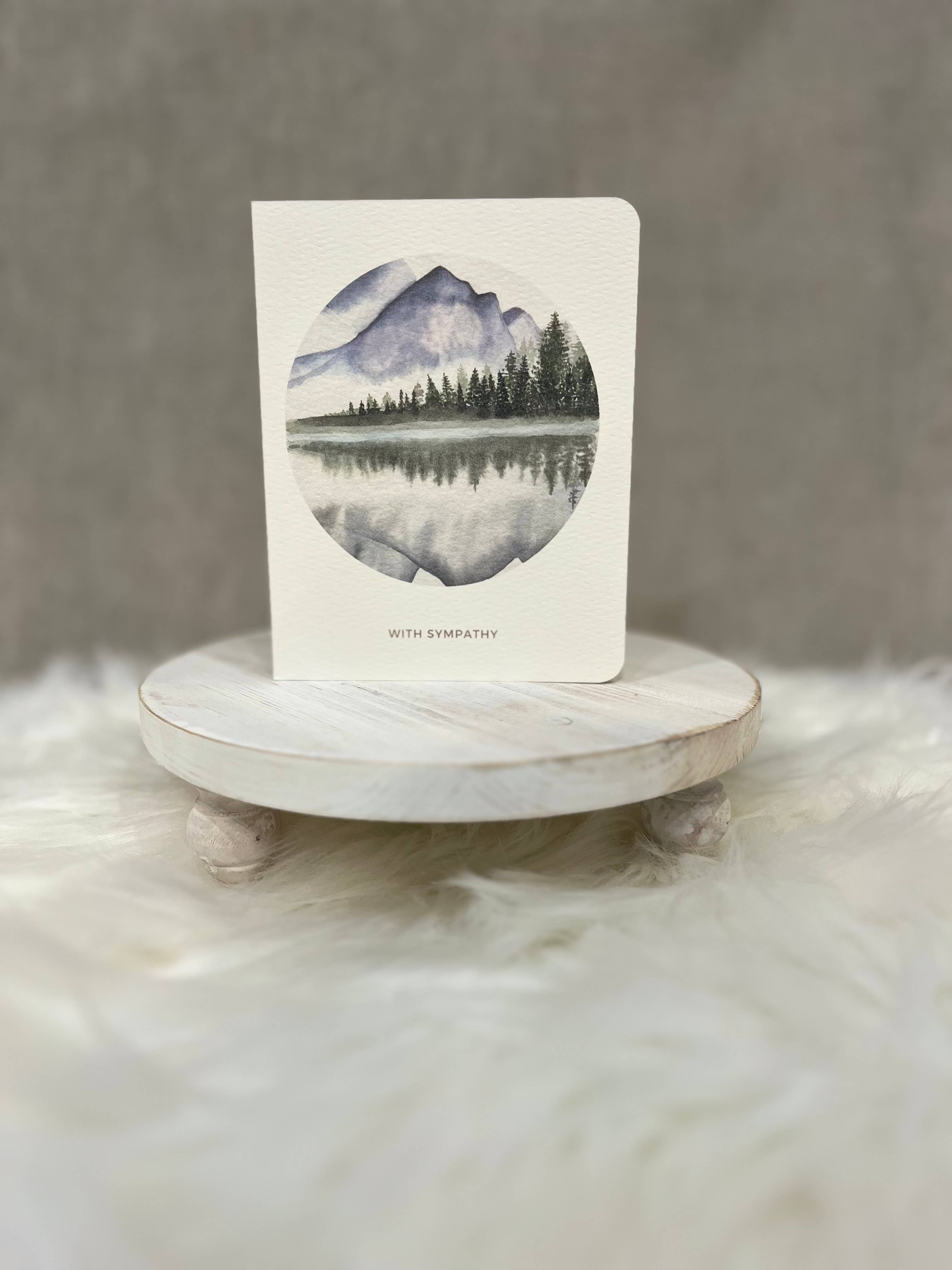 Paper Kuts - Wholesale Sympathy Card - "With Sympathy" Sympathy Card, Includes Kraft Envelope0