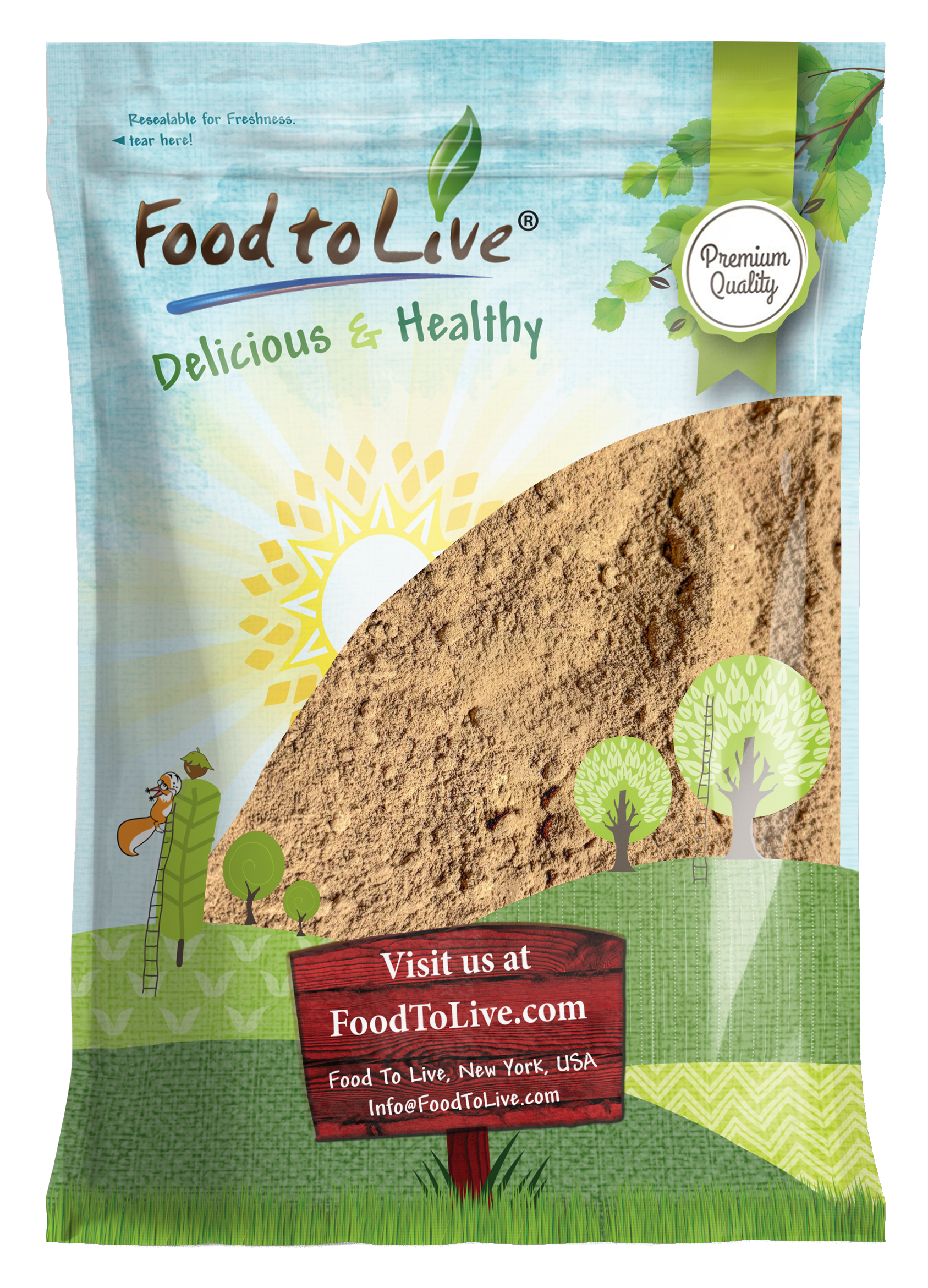 Food To Live – wholesale Protein/superfood powder – Organic Energize Chocolate Protein Mix – Vegan, Kosher, Bulk – by Food to Live8