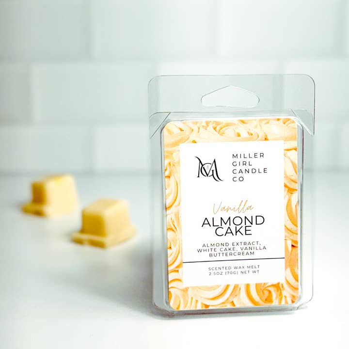 Vanilla Almond Cake | Wax Melts for wholesale by Miller Girl Candle Co